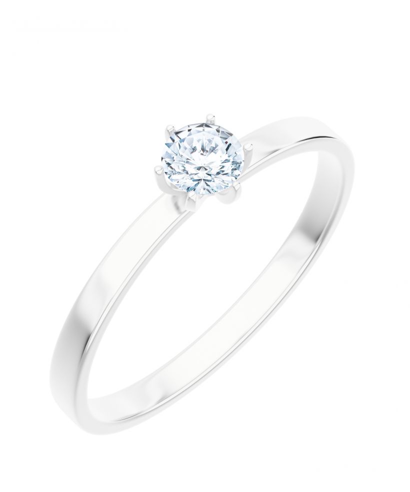 Prsten Bonore - Bílé Zlato 585 - Diamant 0,5 Ct