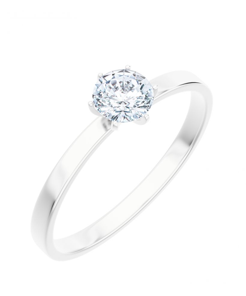 Prsten Bonore - Bílé Zlato 585 - Diamant 1 Ct