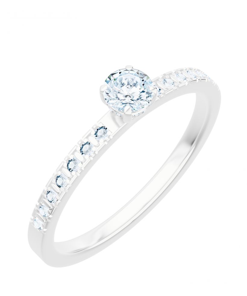 Prsten Bonore - Bílé Zlato 585 - Diamant 0,4 Ct