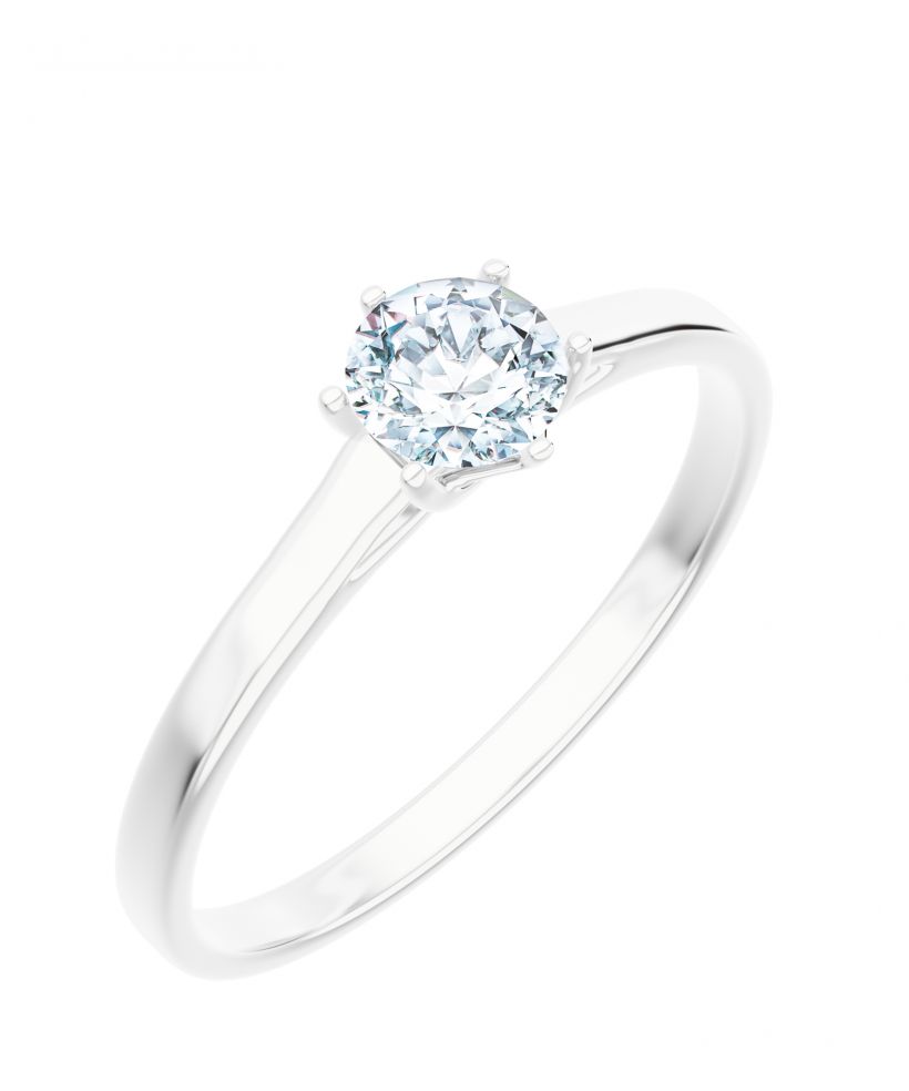 Prsten Bonore - Bílé Zlato 585 - Diamant 1 Ct