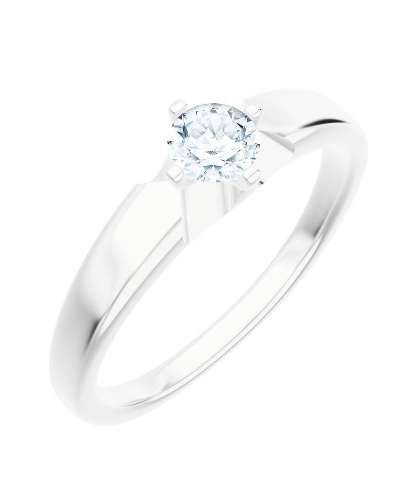 Prsten Bonore - Bílé Zlato 585 - Diamant 0,5 Ct