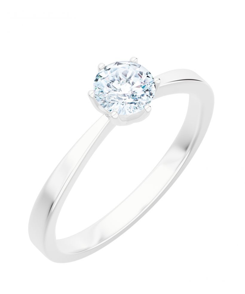 Prsten Bonore - Bílé Zlato 585 - Diamant 1 Ct