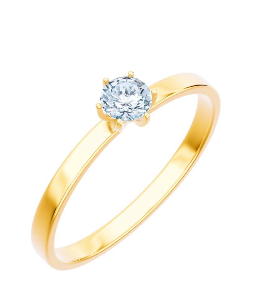 Prsten Bonore - Zlato 585 - Diamant 0,4 Ct