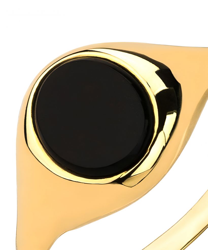 Prsten Bonore - Zlato 585 - Syntetický Onyx