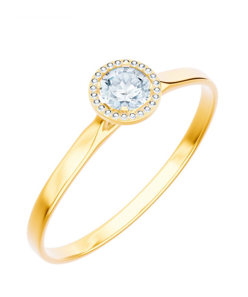 Prsten Bonore - Zlato 585 - Diamant 0,4 Ct