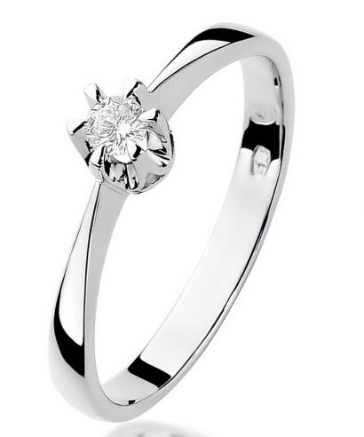 Prsten Bonore - Bílé Zlato 585 - Diamant 0,1 Ct