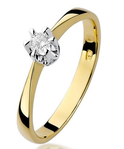 Prsten Bonore - Zlato 585 - Diamant 0,1 Ct
