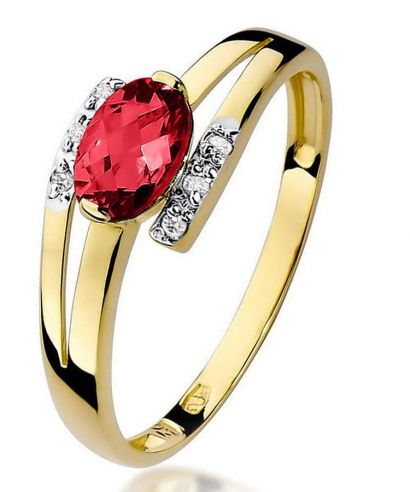 Prsten Bonore - Zlato 585 - Rubín 0,6 Ct
