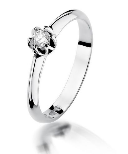 Prsten Bonore - Bílé Zlato 585 - Diamant 0,1 Ct