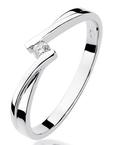 Prsten Bonore - Bílé Zlato 585 - Diamant 0,04 Ct