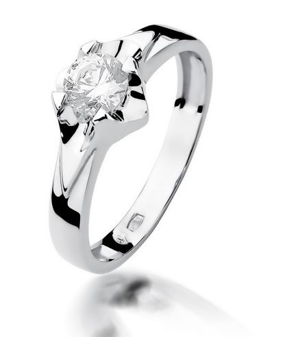 Prsten Bonore - Bílé Zlato 585 - Diamant 0,5 Ct