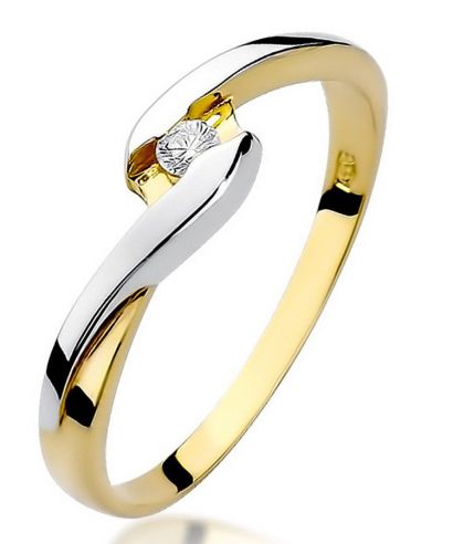 Prsten Bonore - Zlato 585 - Diamant 0,05 Ct