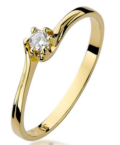 Prsten Bonore - Zlato 585 - Diamant 0,1 Ct