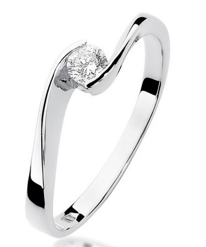 Prsten Bonore - Bílé Zlato 585 - Diamant 0,13 Ct