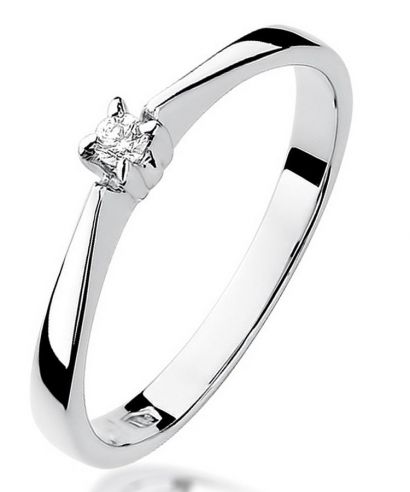 Prsten Bonore - Bílé Zlato 585 - Diamant 0,03 Ct