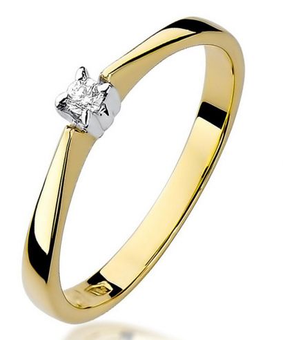 Prsten Bonore - Zlato 585 - Diamant 0,03 Ct