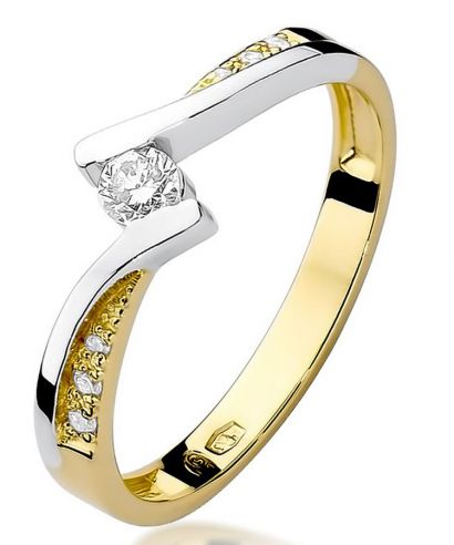 Prsten Bonore - Zlato 585 - Diamant 0,13 Ct