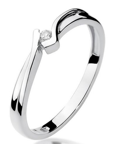 Prsten Bonore - Bílé Zlato 585 - Diamant 0,04 Ct