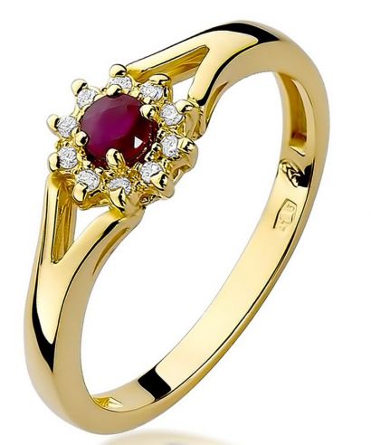 Prsten Bonore - Zlato 585 - Rubín 0,15 Ct