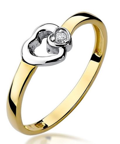 Prsten Bonore - Zlato 585 - Diamant 0,02 Ct