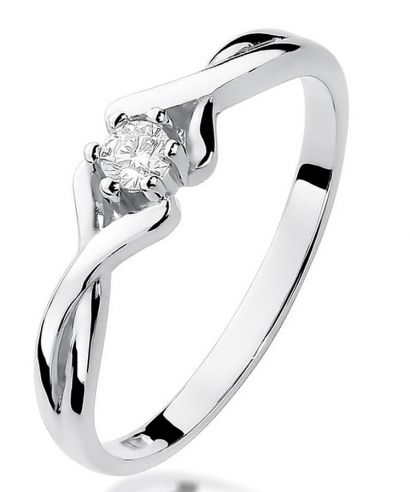 Prsten Bonore - Bílé Zlato 585 - Diamant 0,08 Ct
