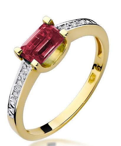 Prsten Bonore - Zlato 585 - Rubín 0,8 Ct