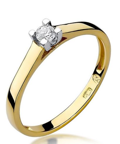Prsten Bonore - Zlato 585 - Diamant 0,1 Ct