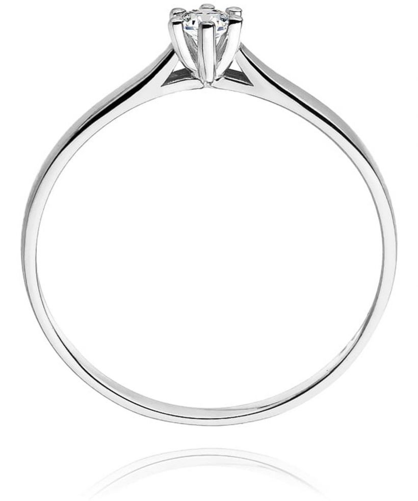 Prsten Bonore - Bílé Zlato 585 - Diamant 0,04 Ct