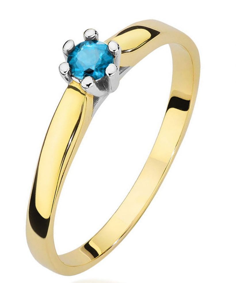 Prsten Bonore - Zlato 585 - Topaz 0,15 Ct