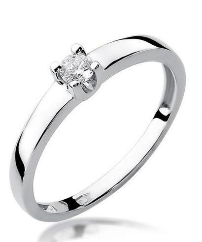 Prsten Bonore - Bílé Zlato 585 - Diamant 0,1 Ct