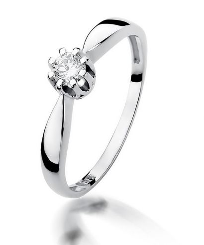 Prsten Bonore - Bílé Zlato 585 - Diamant 0,15 Ct