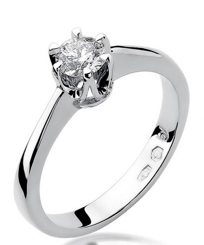 Prsten Bonore - Bílé Zlato 585 - Diamant 0,3 Ct