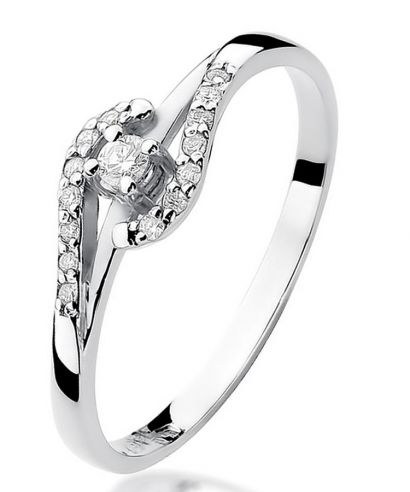 Prsten Bonore - Bílé Zlato 585 - Diamant 0,04 Ct