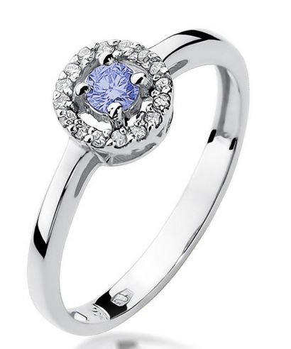 Prsten Bonore - Bílé Zlato 585 - Tanzanit 0,15 ct