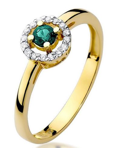 Prsten Bonore - Zlato 585 - Smaragd 0,15 Ct