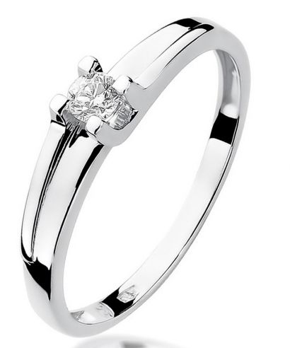 Prsten Bonore - Bílé Zlato 585 - Diamant 0,12 Ct