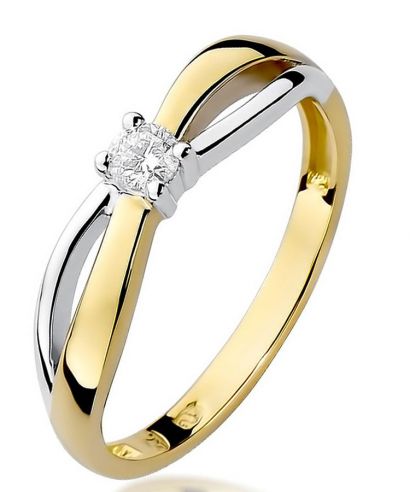 Prsten Bonore - Zlato 585 - Diamant 0,1 Ct