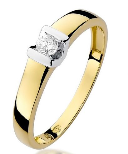 Prsten Bonore - Zlato 585 - Diamant 0,1 Ct