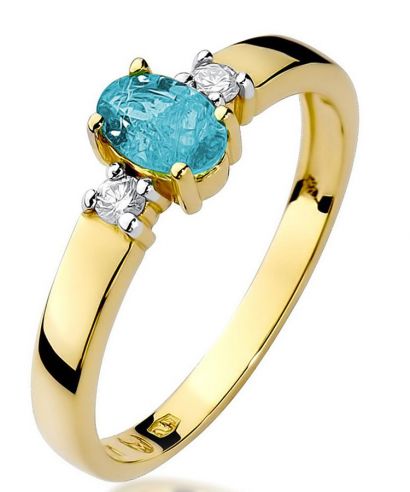 Prsten Bonore - Zlato 585 - Topaz 0,5 Ct