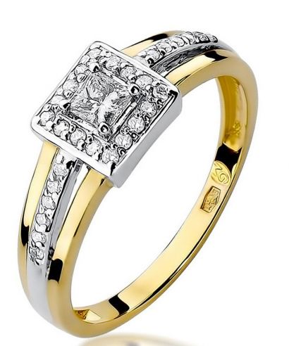 Prsten Bonore - Zlato 585 - Diamant 0,15 Ct