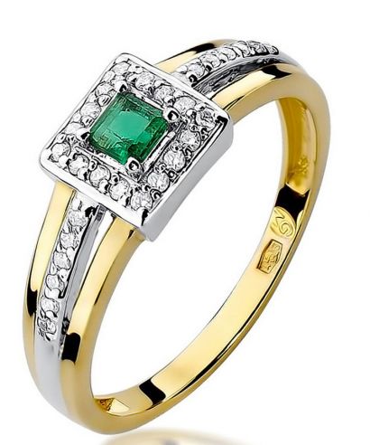 Prsten Bonore - Zlato 585 - Smaragd 0,15 Ct