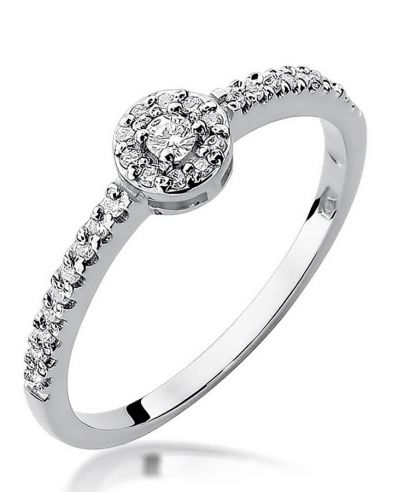 Prsten Bonore - Bílé Zlato 585 - Diamant 0,05 Ct