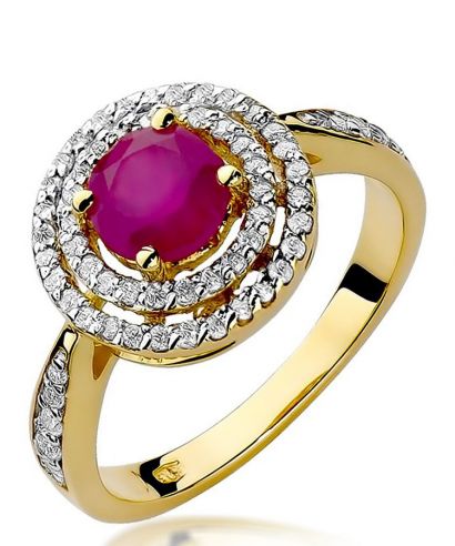 Prsten Bonore - Zlato 585 - Rubín 1,2 Ct