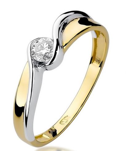 Prsten Bonore - Zlato 585 - Diamant 0,15 Ct
