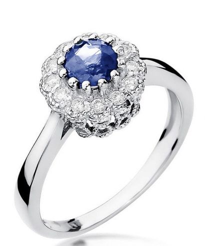 Prsten Bonore - Bílé Zlato 585 - Tanzanit 0,5 ct
