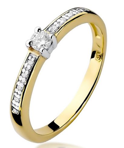 Prsten Bonore - Zlato 585 - Diamant 0,08 Ct