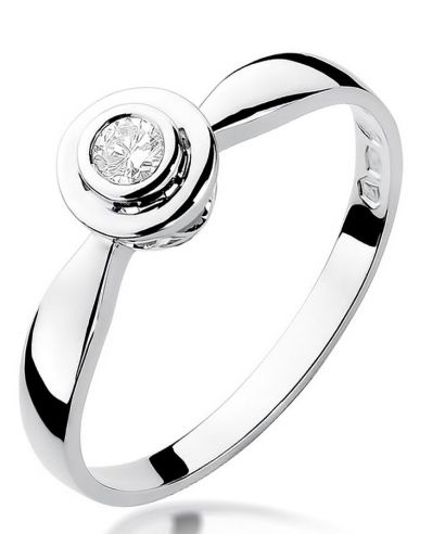 Prsten Bonore - Bílé Zlato 585 - Diamant 0,1 Ct