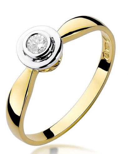 Prsten Bonore - Zlato 585 - Diamant 0,1 Ct