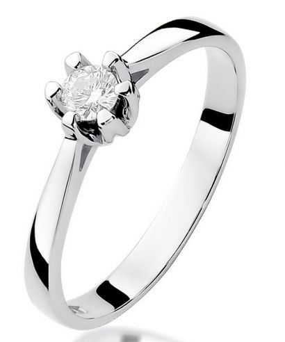 Prsten Bonore - Bílé Zlato 585 - Diamant 0,12 Ct