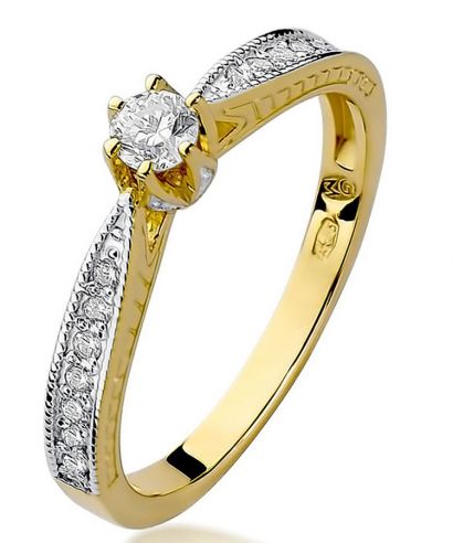 Prsten Bonore - Zlato 585 - Diamant 0,15 Ct
